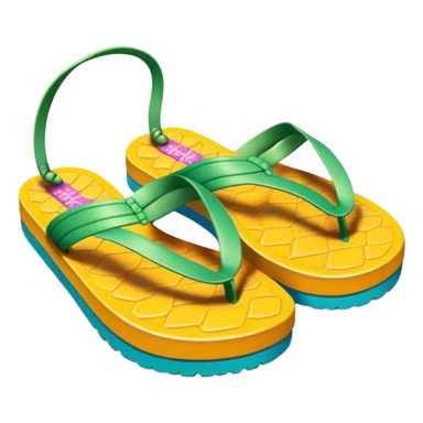 Centipedes with flip-flops sticker