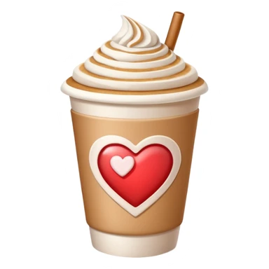 latte in a paper take out cup without whipped cream sticker