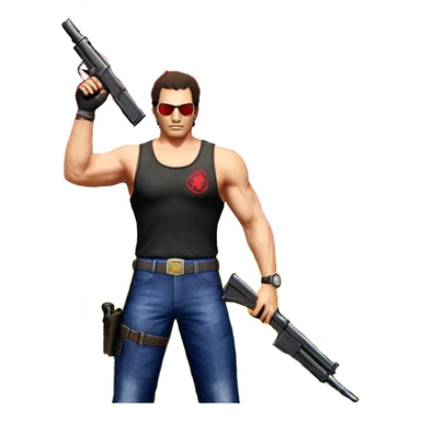 Эмблема игры serious sam 4 sticker