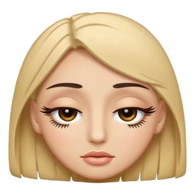 👁️ give me a version of the eye emoji at the begining of this prompt, but the eye is closed
the 4th thing you generated in the most recent generation... yes that is an example of a human face with eyes closed now give me a single eye that is closed as an emoji

 sticker