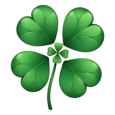 Siyah 5 yaprakli yonca sticker