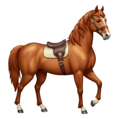 artist horse full body sticker