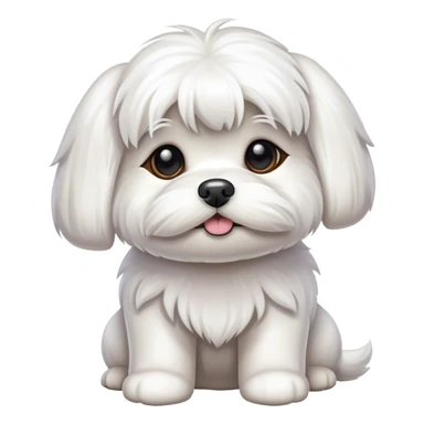 maltese dog  sticker