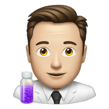 elon musk doing drugs, for educational purposes only, inclusiveness and positive, LGTBQ+ sticker