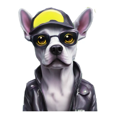 420 .Zombie_ Vaporwave black holographic oilslick zombie unicorn dog smoking yellow caution tape hemp leaves Pegasus hemp plants sticker