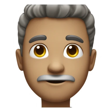 smirk mischievous look to side sticker