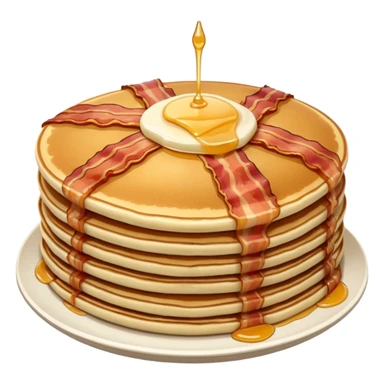 pancakes with meat sticker