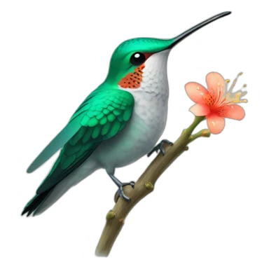 humming bird zen sticker