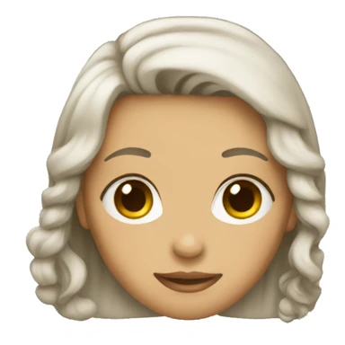 neutral girly emoji sticker