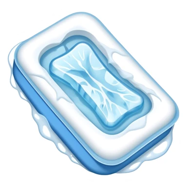 Ice pack on injured tendon sticker
