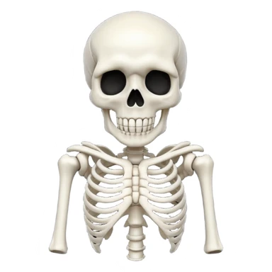 The rahhh skeleton sticker