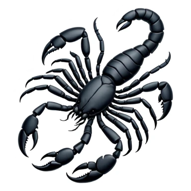 Scorpion zodiac sign, on the hand. sticker