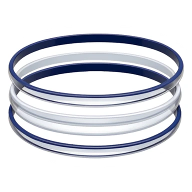 Clear  Slim Glass Bangles set sticker