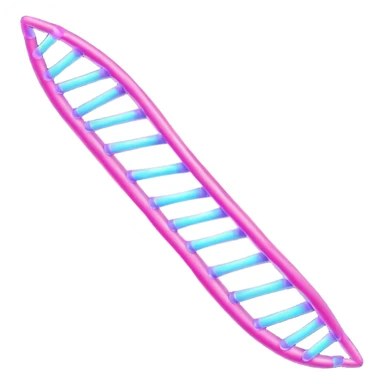 pink dna molecule sticker