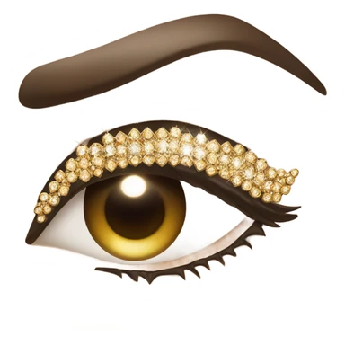 Diamond eyebrows  sticker