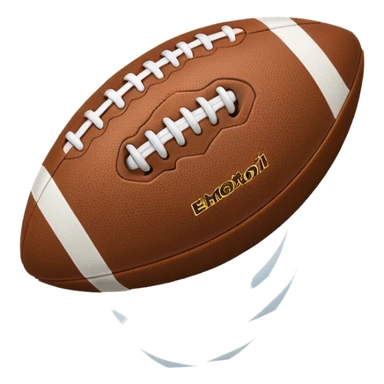 Football missing a field goal sticker