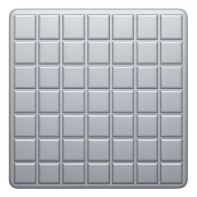 Light gray square with a checkered pattern 8x8 sticker