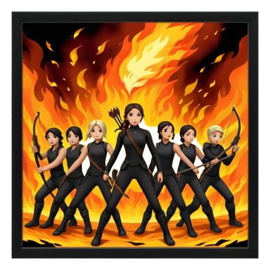 Los juegos del hambre sticker