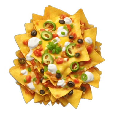 fully loaded nachos sticker