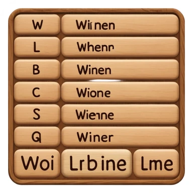 wordle (new york times) wiener sticker