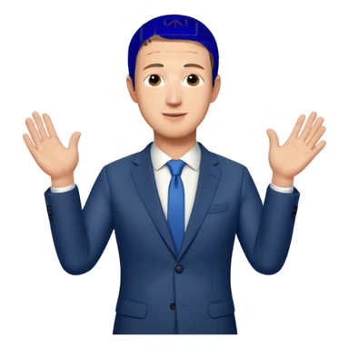 Mark Zuckerberg qui applaudit d un air mesquin  sticker