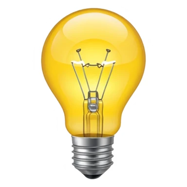 bright lightbulb sticker
