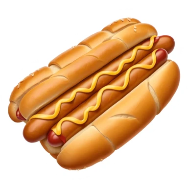 croissant hot dog sticker