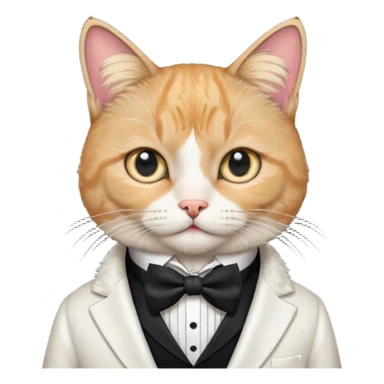Gentleman Cat sticker