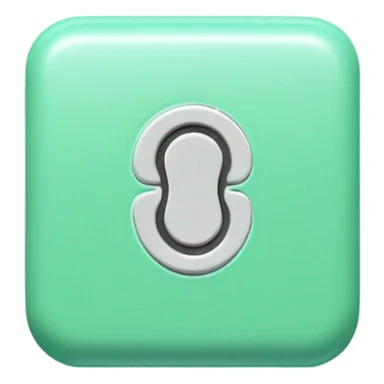 To get this toggle switch design in an AI emoji generator, I would describe it as:
"Create a modern toggle switch in the 'on' position. The switch should be a rounded rectangle or pill shape with very rounded corners. The background color should be a bright mint green (#00FF9D or similar). The toggle circle/knob should be pure white and positioned on the right side to indicate the 'on' state. The overall shape should have soft edges and a subtle shadow. The dimensions should be roughly 2:1 (width to height ratio). Make sure the circle/knob fits perfectly within the height of the pill shape with a small margin on all sides. The style should be clean and minimal with no additional details or textures sticker