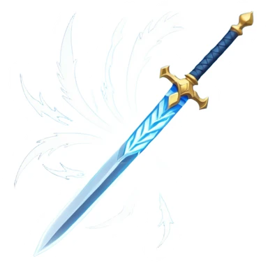 storm wind elemental sword object icon, fantasy sword with strong gust vortex, spinning air trails, energy glow, dynamic wind effect, 3D cartoon, mobile game icon style, centered, clean background, no text, no watermark
 sticker