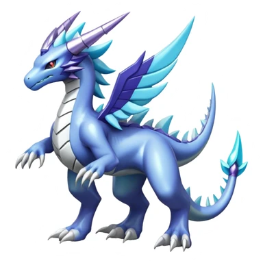  Cool Edgy Shiny Godly Ethereal Digimon-Suicune-Dialga-Kyurem-Latios-Reptile full body sticker