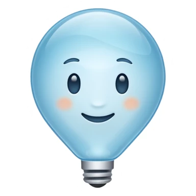 air emoji, light and breezy, simple and clear sticker