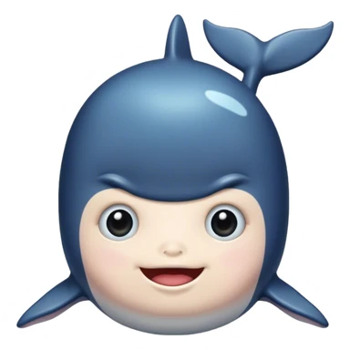 Nico as whale  sticker