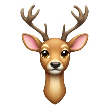 Deer wearing a bow sticker