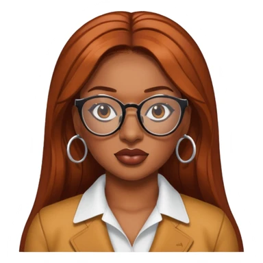 Megan Thee Stallion wear glasses sticker