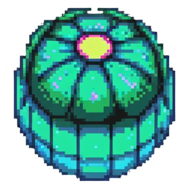 glowing neon bomb power up item sticker