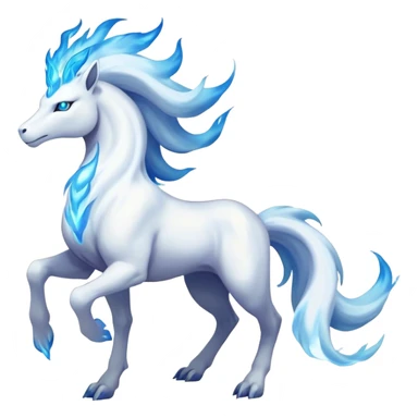 Suicune-Reshiram-Rapidash-hybrid, full body sticker