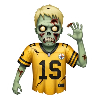 Steelers zombie sticker