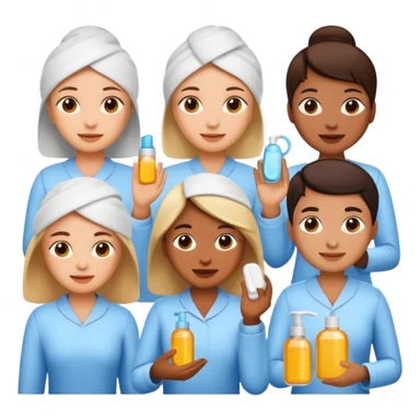 Ai emoji skin care sticker