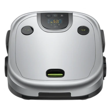 A robot vacuum cleaner sticker