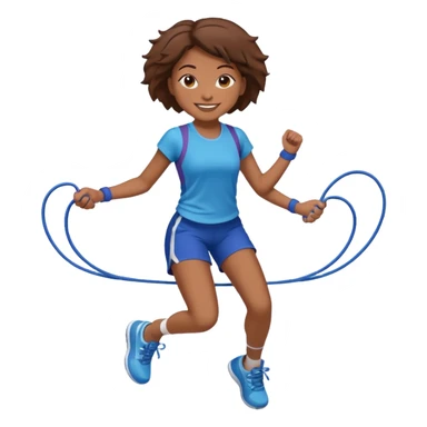 Jump rope sticker