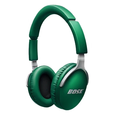 dark green Bose headphones sticker
