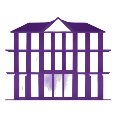 Purple parliament building  sticker