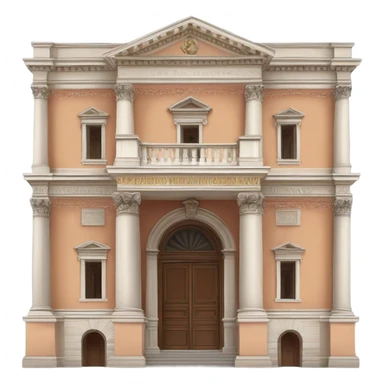 teatro farnese di parma esterno sticker