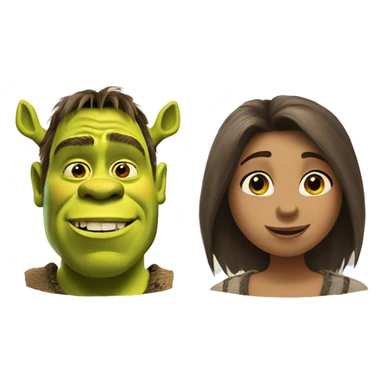 Shrek and donkey sticker