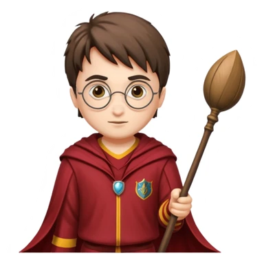 Harry Potter with Quidditch Clothes sticker
