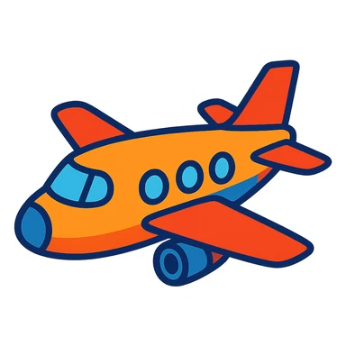 an airplane sticker
