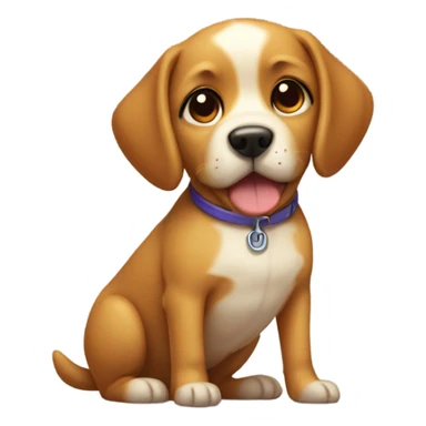 Dog with an 86 on its chest sticker