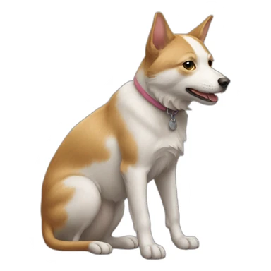 Chat sur chien sur souris sur rat sticker