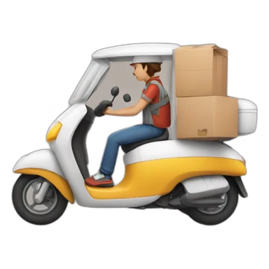 food delivery app sticker